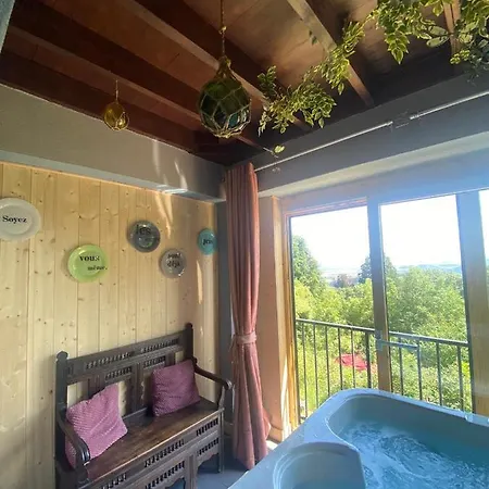 公寓 Les Du Poten'ciel, Ideal Famille, Bien-etre, Massages 阿莱格尔